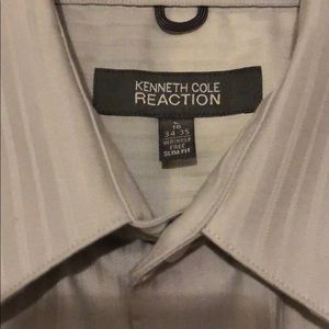 Kenneth Cole Button Up Long Sleeve Dress Shirt
